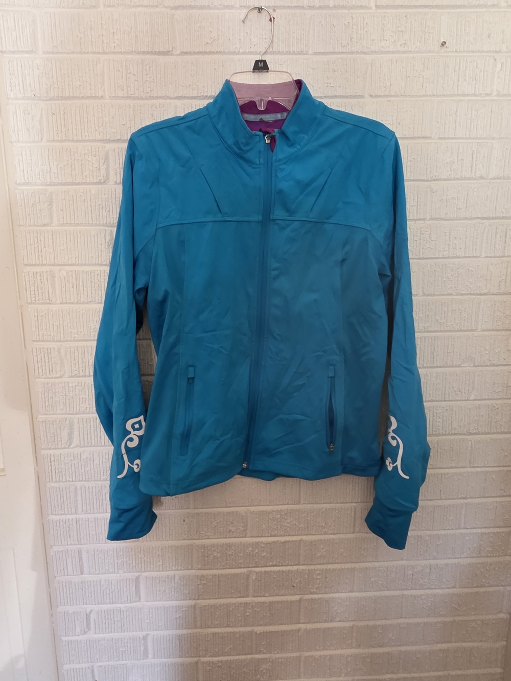 Athleta Bright Teal Full-Zip Utility Jacket